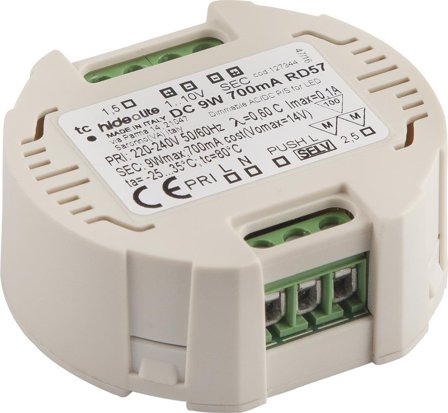 Hide-a-Lite Jolly Round 700 Konverter, Belysning