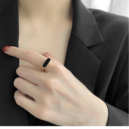 Handgjorda breda ringar Zircon 925 silver gåva