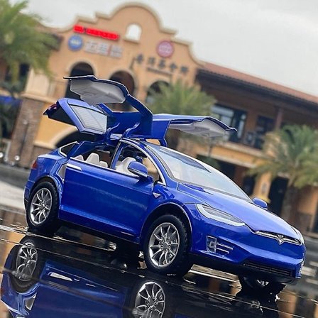 1:24 Tesla Model X Alloy Car Model Diecast Metal Toy Vehicle