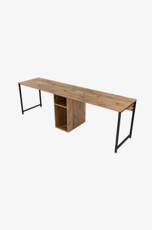 Homitis - Skrivbord Twin - Brun - Skrivbord - Från Homeroom