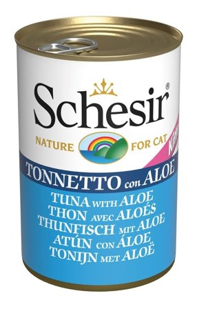 Schesir Tonnetto Con Aloe Cibo Umido Per Gattini Lattina 140g
