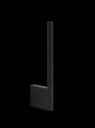 Beslag Design Flow Reservpappershållare Mattsvart, Badrum