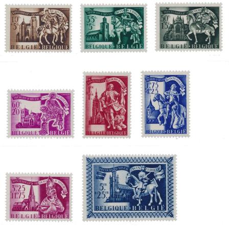 Belgien 1943 - Postfrisk - OBP 631/38