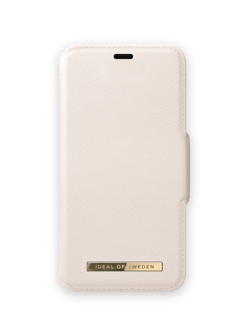 Fashion Wallet Galaxy S10 BeigeLommebok Deksel