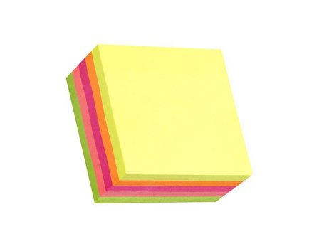Notes kub Standard 76x76mm neon 450bl - Lyreco - Kontorsmaterial - Notes och Post-It - Notes - Kuber