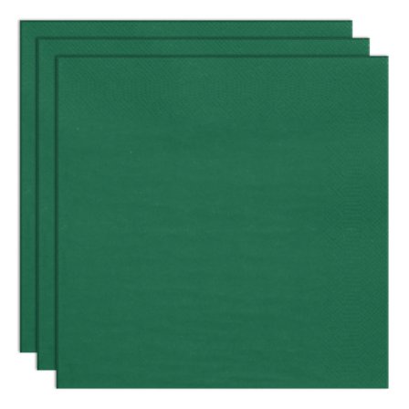 Engångsservetter Mörkgrön 24 cm 20-pack