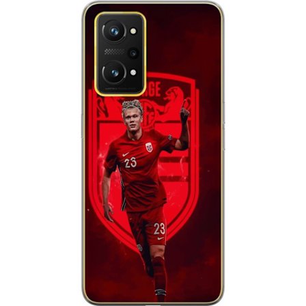 Kompatibelt Mobildeksel til Realme Realme GT Neo 3T Erling Haaland Manchester City Norge fotball målmaskin angriper sterk fysikk fart og kliniske avs