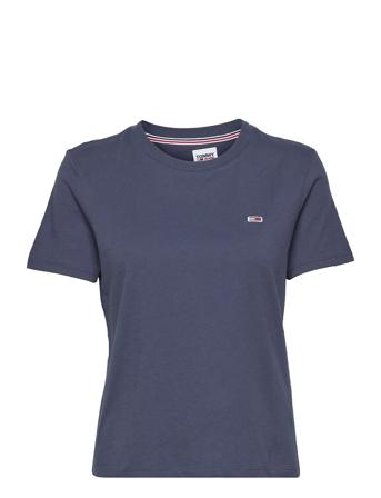 Tjw Regular Jersey C Neck T-shirts & Tops Short-sleeved Blå Tommy Jeans*Betinget Tilbud