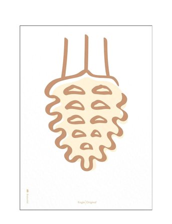 Brainchild Koglen Hvid - Multi/patterned - 50X70CM