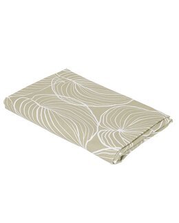 Duk med bladmönster Tilda Ljusgrön - Fondaco