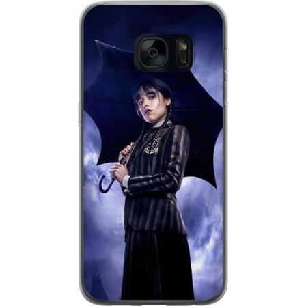 Samsung Galaxy S7 Genomskinligt Skal Wednesday Addams