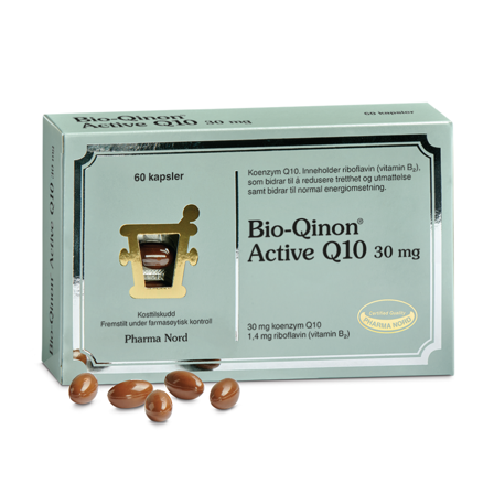 Pharma Nord Bio-Qinon Active Q10 30 mg kapsler, 60 stk.