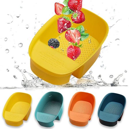 Tiskialtaan siivilät keittiön tiskialtaaseen, 4-pakkaus muoviset tiskialtaan siivilät C