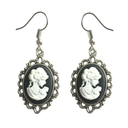 Earrings - Camé - Woman - Black