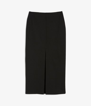 Kappahl | Lång kjol med slits | Svart