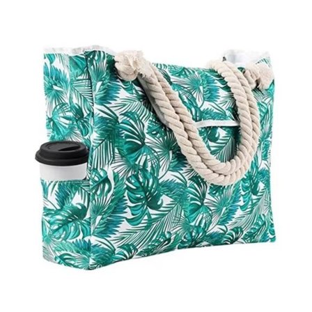 Erittäin suuri rantakassi naisille / Vedenpitävä ja tilava rantakassi, piknikkori - kassi rannalle - vedenpitävä shopper