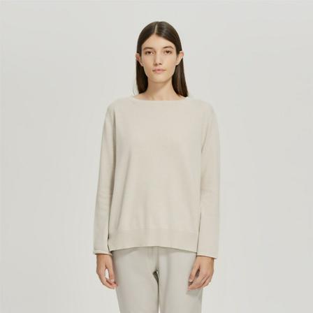 Fabiana Filippi Long Sleeve Tops , Beige , Dames , Maat: M
