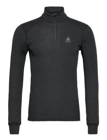 Odlo Active Warm Bl Top Turtle Neck L/S Half Zip Black Odlo