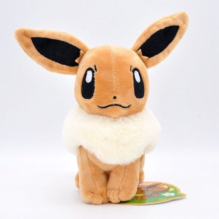 20 cm liten storlek 9 typer av sittande ställningar Eevee, eld, vatten, sol, älva, olika färg måne Eevee plyschdocka