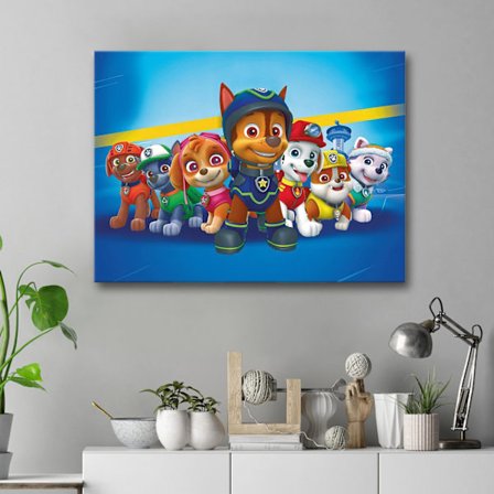 Skylt / Tavla - Paw Patrol - 59x42 cm - A2 - Väggdekoration_MGF
