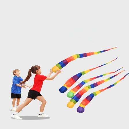 4 kpl sateenkaaren hännän palloa ympäristöystävällisiä kangas hiekkasäkkejä meteori palloja K