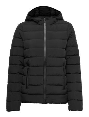 Hooded Polyfilled Jacket Black Champion