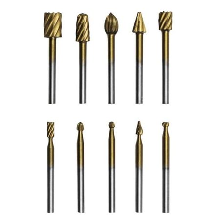 HSS-fräsar i höghastighetsstål för precisionsarbete - 10 delar
