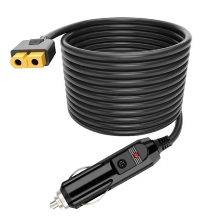 XT60 Hona till Bil Laddning Hane Kontakt Förlängningskabel 12V/24V Kompatibel