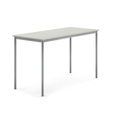Tisch BORÅS, 1600x700x900 mm, Laminat grau, alugrau