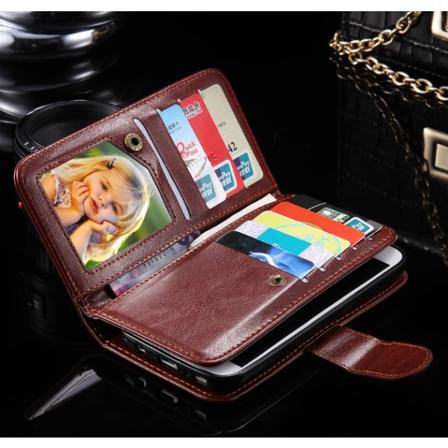 Elegant Royben Plånboksfodral Med 9 Kortfack Samsung S7 Edge Vit