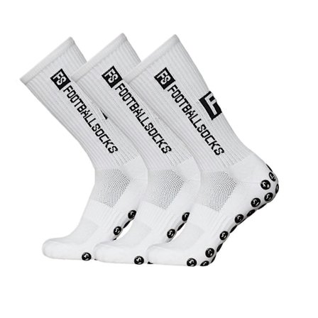 3 pakker Sportsstrømper Kompressionsstrømper Atletiske Strømper Skridsikre Hurtigtørrende Fodboldstrømper Til Fodbold Basketball Hockey Løb C(FMY)