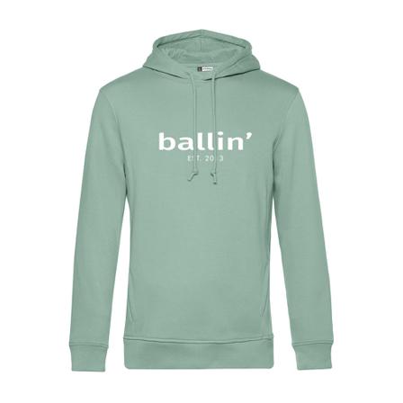 Ballin Est. Basic Hoodie , Groen , Heren , Maat: S