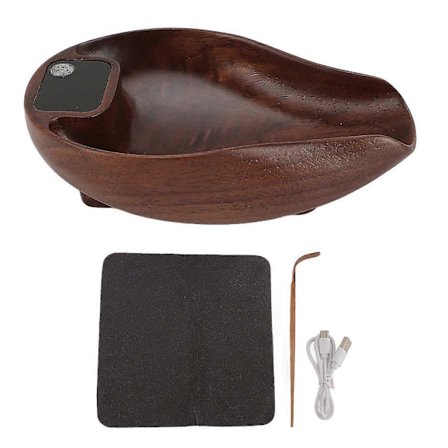 Træ Te Vægt Høj Nøjagtighed 0,1g 0,01oz Opløsning 0,3 til 200g Genopladelig Elegant Køkkenvægt