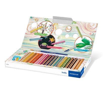 Staedtler Fargeblyanter BUDDY Jumbo 3i1 (18)