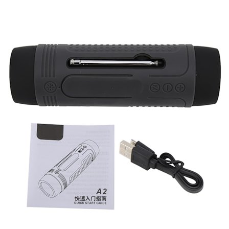 Bluetooth Højttaler Bærbar Trådløs Subwoofer Højttaler med LED Udendørs Multimedieenhed