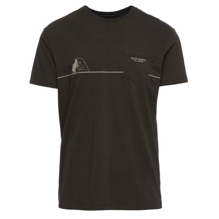 Black Diamond Men's Half Dome Pocket Tee Men short-sleeved sweaters Green S
