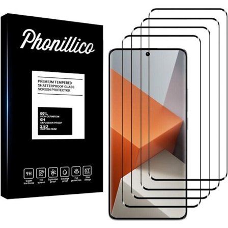 Härdat Glas för Xiaomi Redmi Note 13 PRO PLUS 5G / Redmi Note 13 PRO+ 5G [Pack 4] Skärmskyddsfilm Phonillico