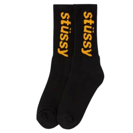 Stüssy Socks Sort, Herre Strømper, Størrelse: ONE Size