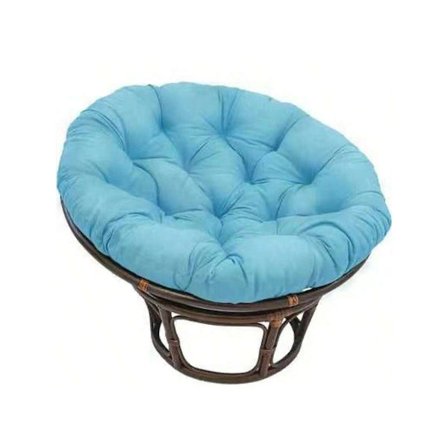 Runda Tuftade Dynor, Tjock Enfärgad för Stol, Golv & Trädgårdssittplatser