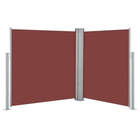Vidaxl Infällbar Sidomarkis Brun 140x600 Cm Brun