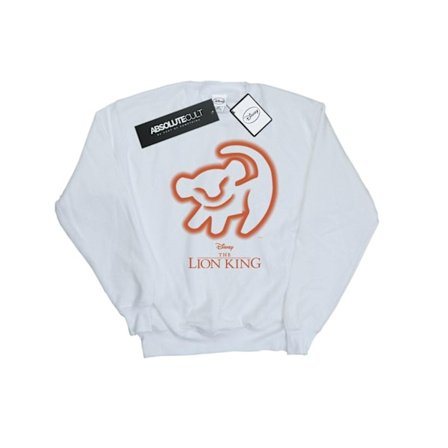 Disney Girls The Lion King Cave Drawing Sweatshirt 5-6 år Vit
