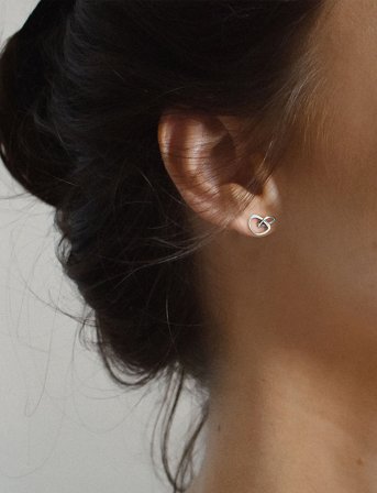 Drakenberg Sjölin Together Drop Studs - Silver - ONE SIZE