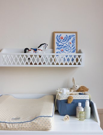 Cam Cam Copenhagen Changing Cushion - Ocs - Blueberries - Cream - ONE SIZE