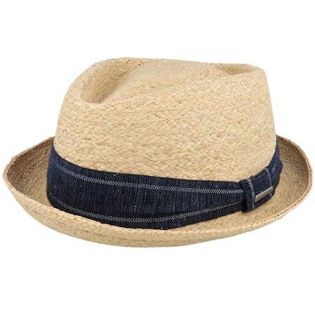 Stetson - Beige straw Chapeau - Diamond Raffia Beige Straw Hat @ Hatstore