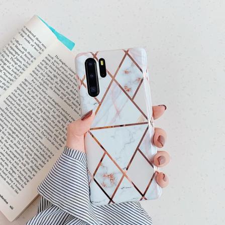 Huawei P30 Pro Stilrent Marmorskal Premium Rosa