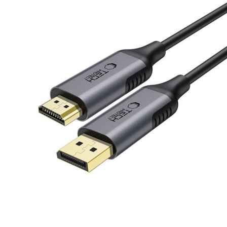 Tech-Protect UltraBoost DisplayPort / HDMI 2.0-kabel 4K 60Hz 2m - Svart