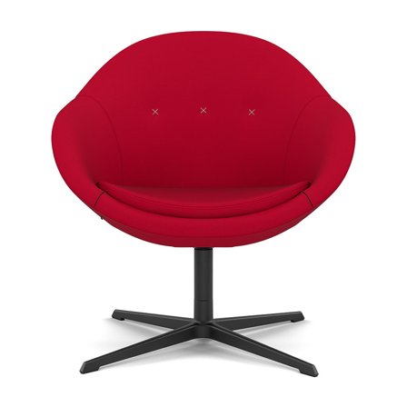 Varier Furniture Kokon Club - Red Polyester - Black base