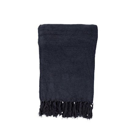 Dekorativt gråt tæppe, 130x170 cm stof