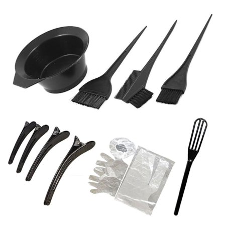 12 stk. Hårfarvefarvesæt Farvesæt, DIY Skønhedssalon Hårfarve Blegningsværktøjssæt