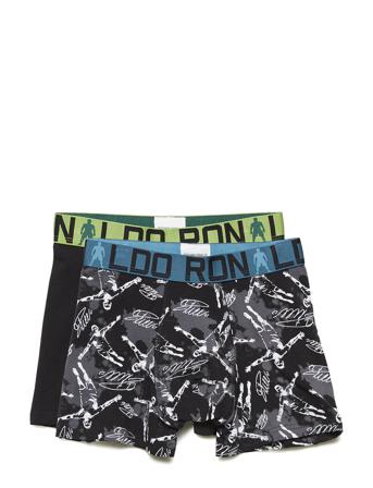 Cr7 Boys Trunk 2-Pack Night & Underwear Underwear Underpants Multi/mönstrad CR7